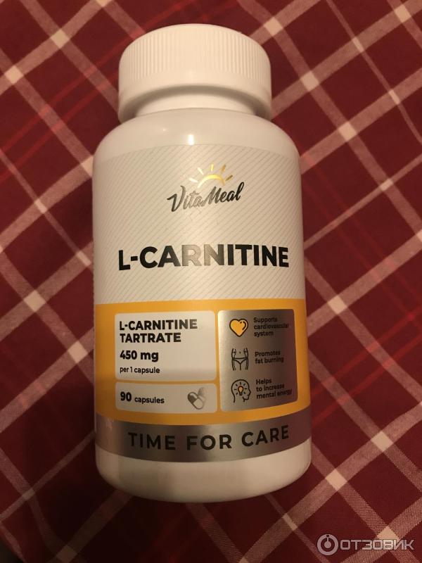 БАД VitaMeal L-carnitine tartrate фото