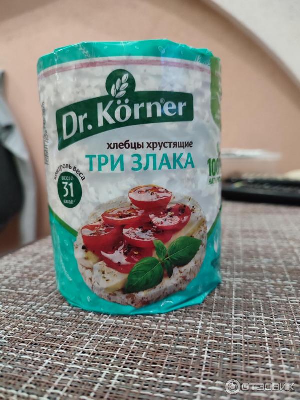 Хлебцы Dr.Korner 3 злака фото