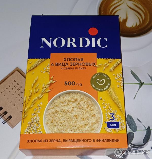 Отзыв о Хлопья Nordic 4 вида зерновых с овсяными отрубями ...