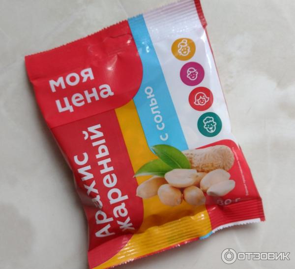 Отзыв о Арахис жареный с солью "Моя цена" | Для меня это самый вкусный ...