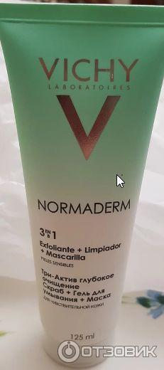 Средство для глубокого очищения Vichy Normaderm 3-In-1 Cleanser Scrub Mask фото