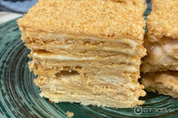 Отзыв о Торт Вкус детства "Наполеон" | Микс медовика и наполеона - это ...