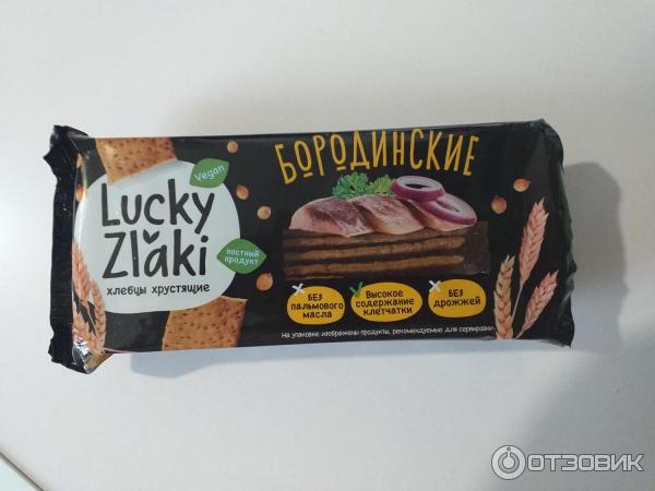 Хлебцы зерновые Lucky Zlaki Бородинские фото