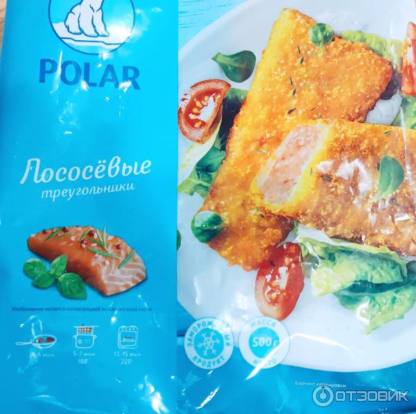 Отзыв о Треугольники Лососевые Polar | Вкусно, но состав отталкивает